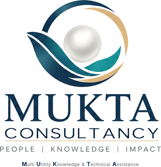 Mukta Consultancy logo: People | Knowledge | Impact